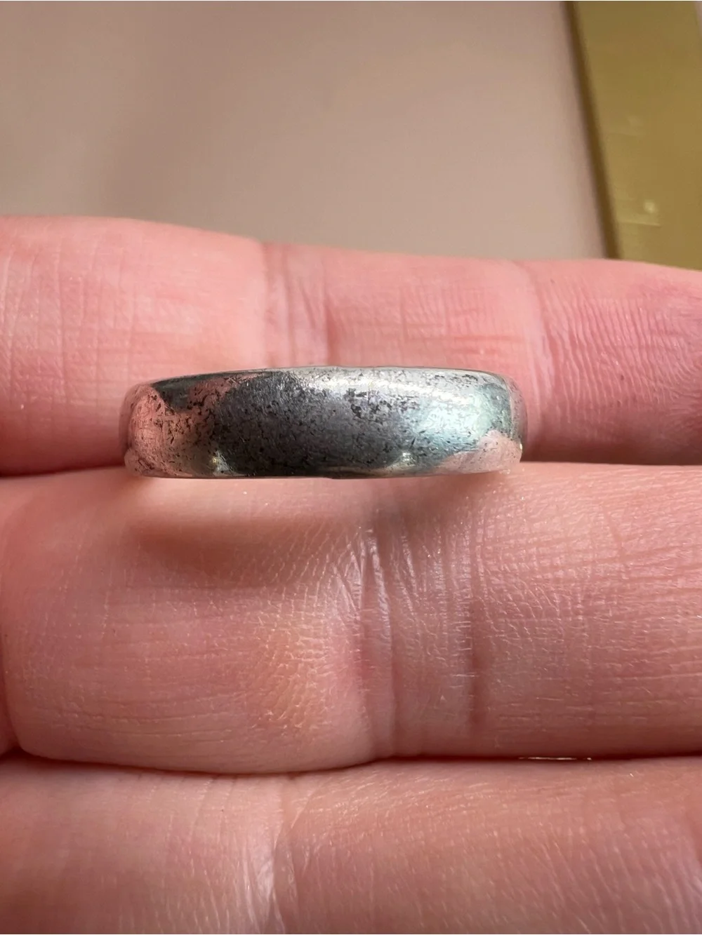 Classic Sterling Silver Men’s Dome Band Ring